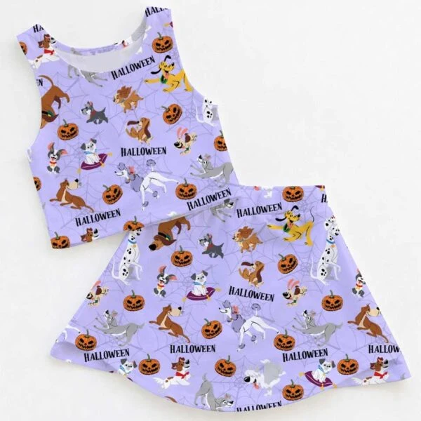 Disney Halloween Pets Matching Mom and Me Dress Set, Spooky Theme Park Family Vacation Outfit