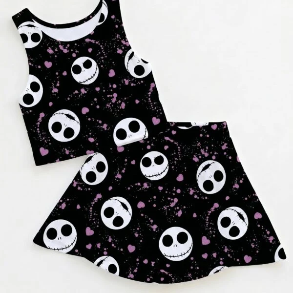 Nightmare Before Christmas Jack Sally Set Dress, Disneyland Halloween Outfit Magic Kingdom Dress Set