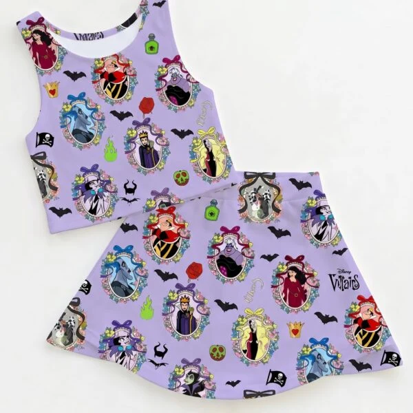 Disney Villains Matching Dress Set, Mom And Me Outfit, Disney Park Vacation Clothes