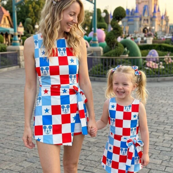 Classic Mickey Tennis Dress Skirt, Disney Park Vacation Outfit, Mickey Skort Dress