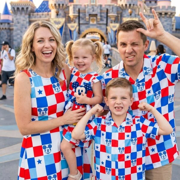 Classic Mickey Matching Family Set, Disney Family Vacation Outfit, Disneyland Trip Clothes