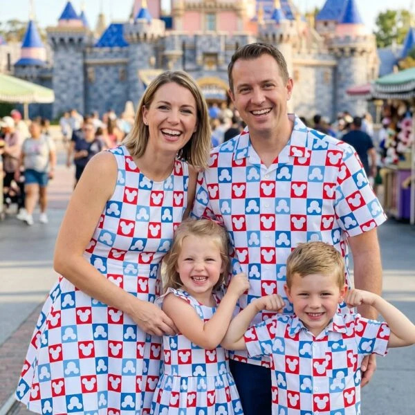 Classic Mickey Matching Family Set, Disney Family Vacation Outfit, Disneyland Trip Clothes