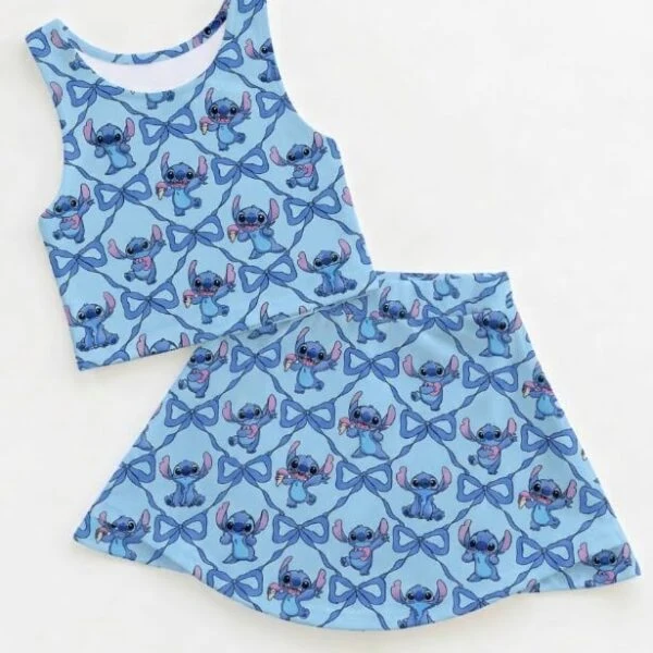 Stitch Matching Dress Set, Mom And Me Outfit, Disney Park Vacation Clothes