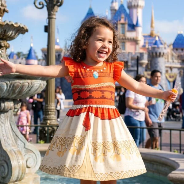 Moana Twirl Dress, Disney Parks Outfit for Girls, Princess Moana Dress