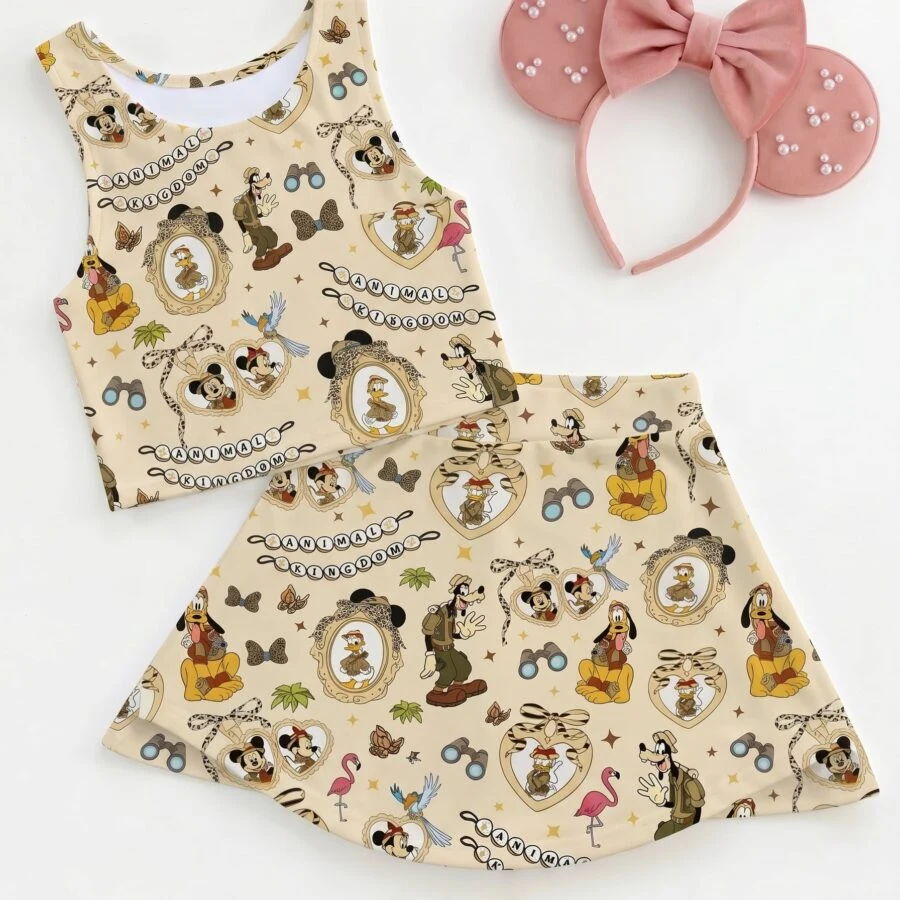 Animal Kingdom Matching Dress Set, Mom And Me Outfit, Disney Park Vacation Clothes