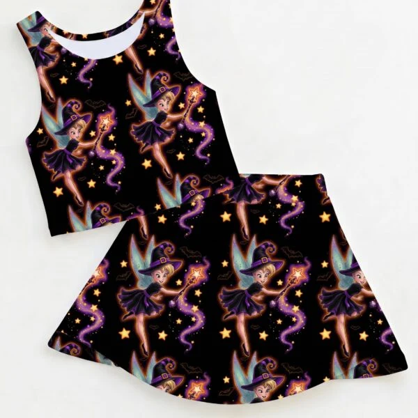 Halloween Tinker Bell Matching Dress Set, Mom And Me Outfit, Disney Park Vacation Clothes