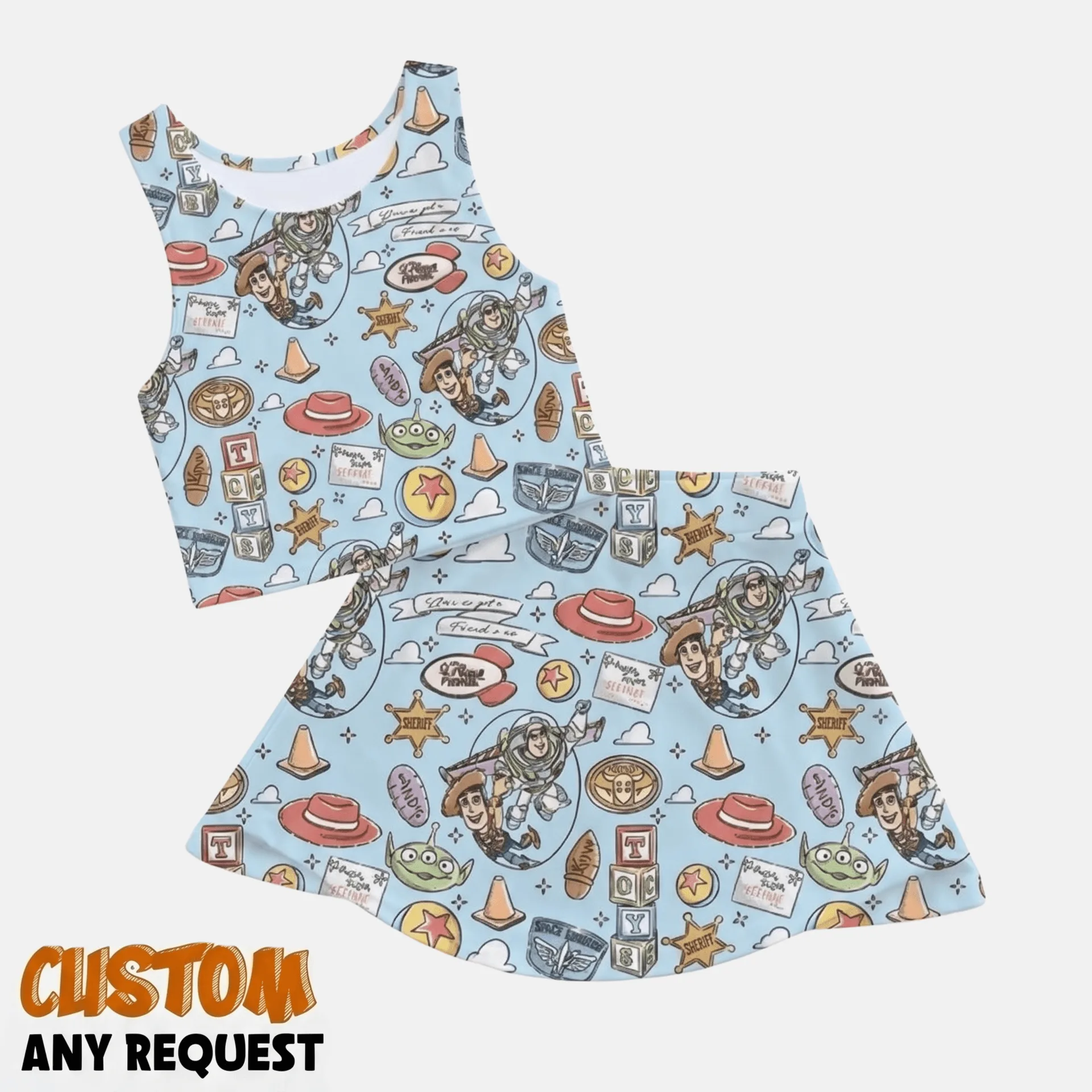 Toy Story Activewear Set Mom Daughter Disney Vacation Matching Dress Disney Trip Outfit