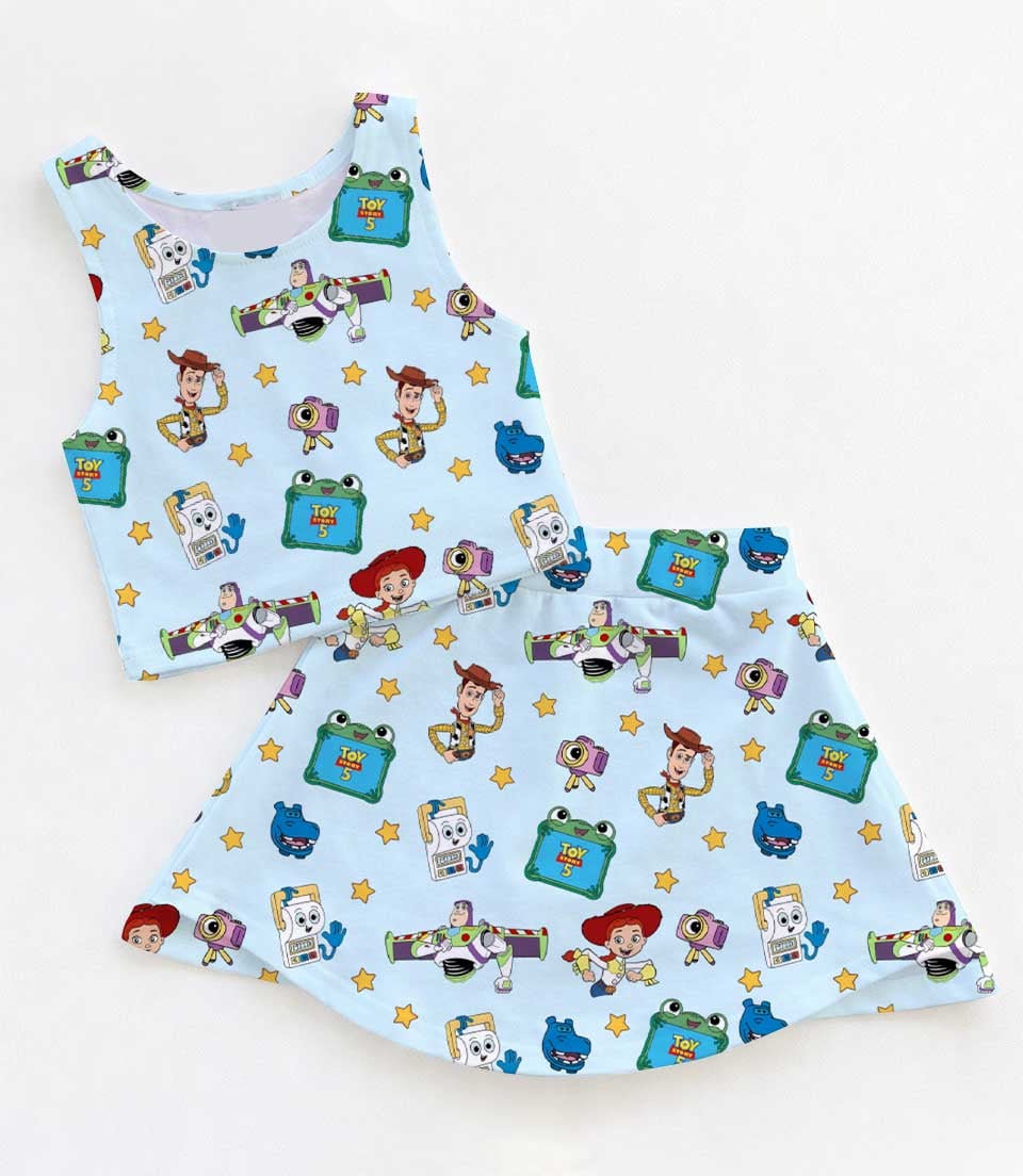 Disney Pixar Toy Story Buzz, Jessie & Aliens Matching Mom and Me Dress Set, Family Theme Park Vacation Outfit
