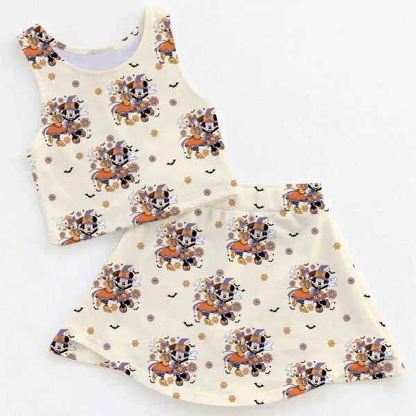 Disney Mickey & Friends Halloween Matching Mom and Me Dress Set, Spooky Fall Theme Park Family Vacation Outfit