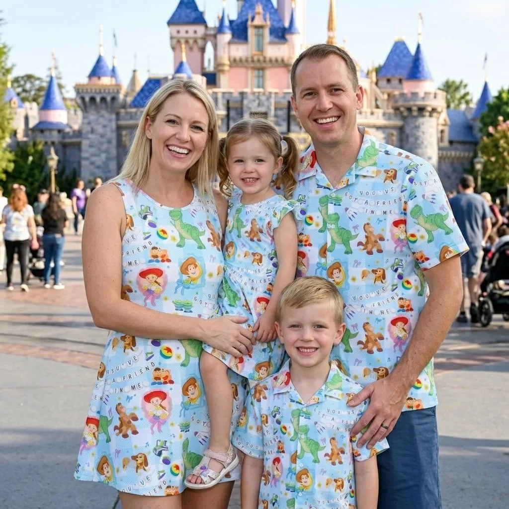 Toy Story Matching Family Set, Disney Family Vacation Outfit, Disneyland Trip Clothes