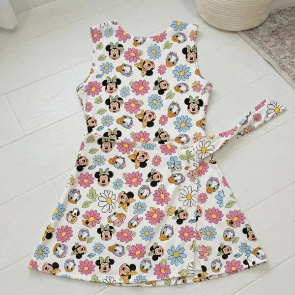Mickey & Friends Floral Tennis Dress Skirt, Disney Park Vacation Outfit, Disney Skort Dress