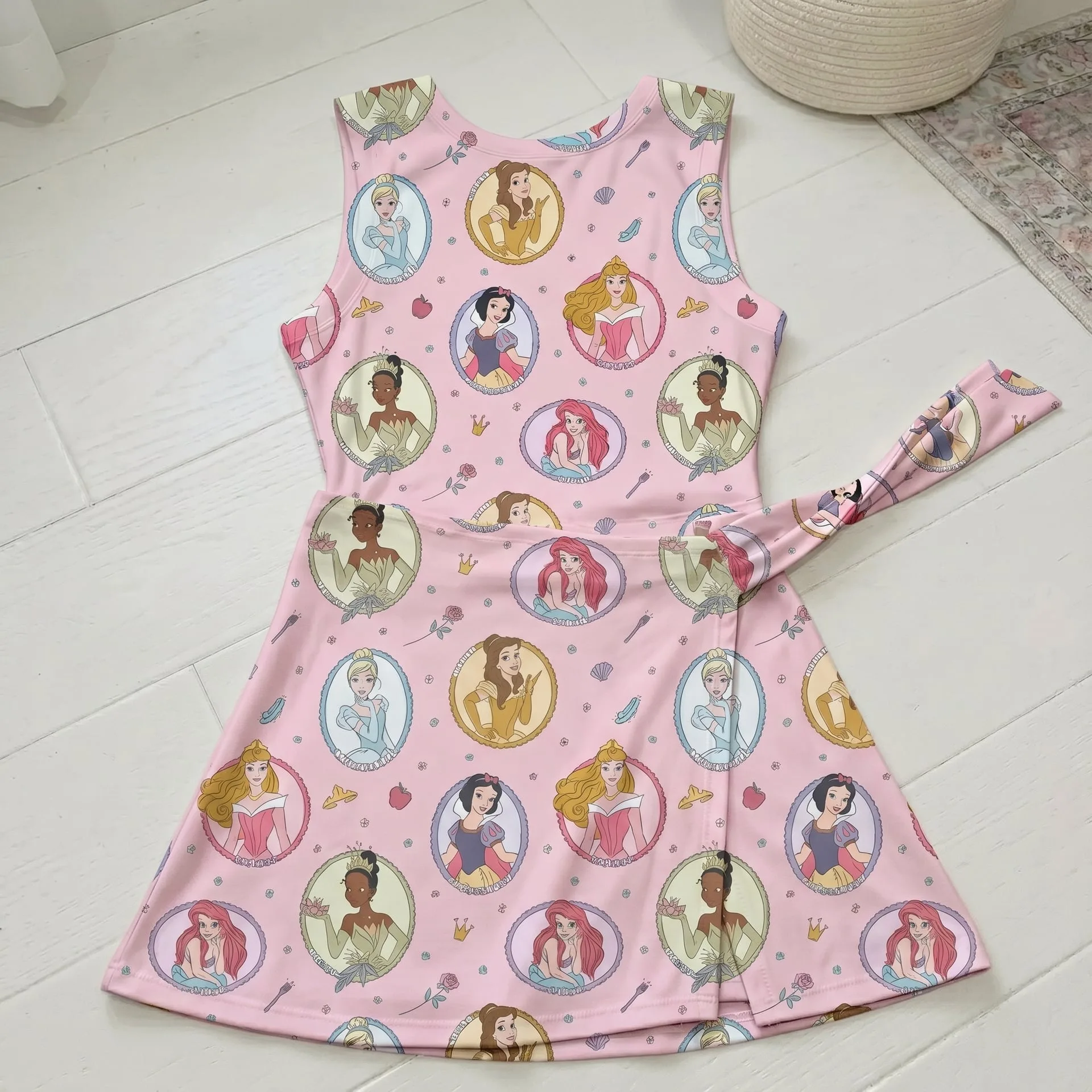 Disney Princess Tennis Dress Skirt, Disney Park Vacation Outfit, Disney Princess Skort Dress