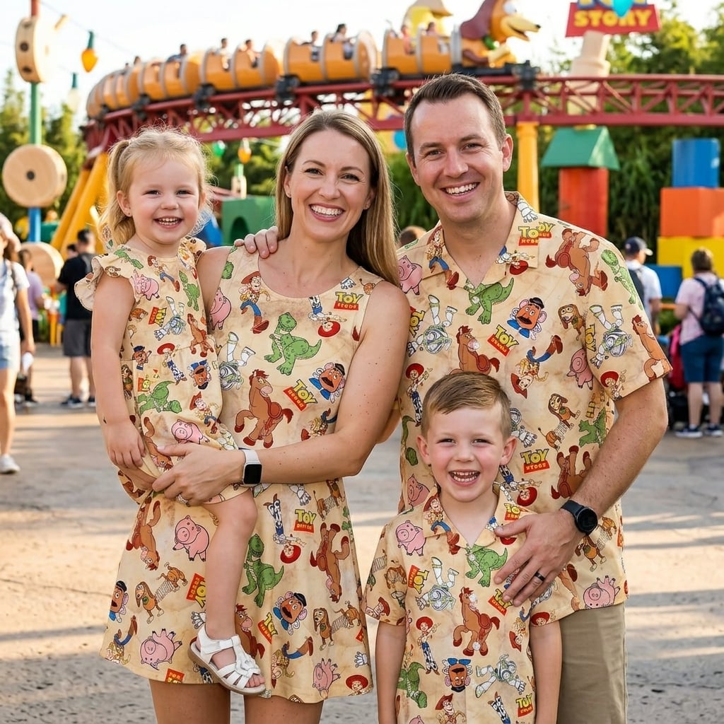 Disney Toy Story Family Matching Outfits, Buzz Woody Jessie Disney World Vacation Set