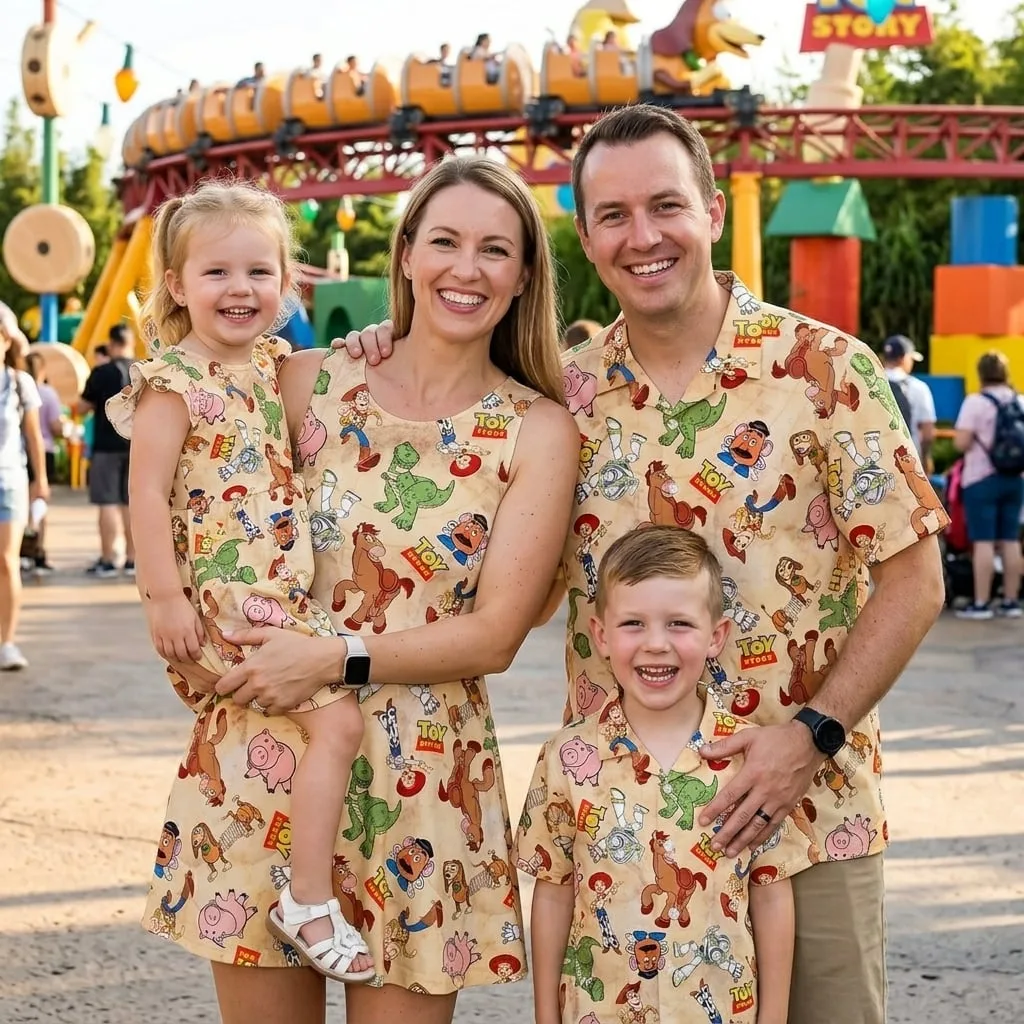 Disney Toy Story Family Matching Outfits, Buzz Woody Jessie Disney World Vacation Set