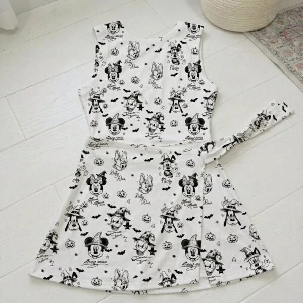 Halloween Mickey & Friends Sketch Tennis Dress Skirt, Halloween Disney Moods