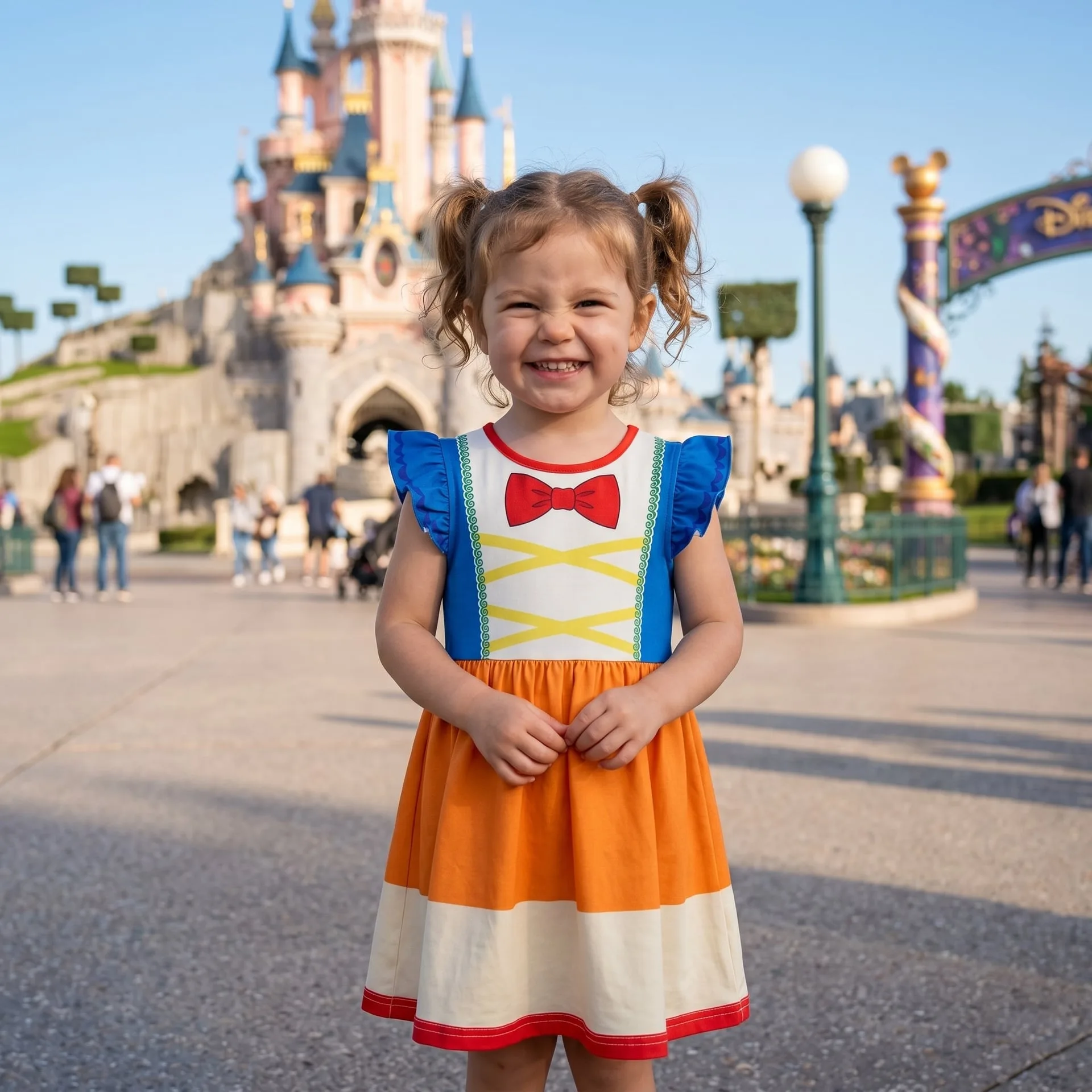 Dumbo Candy Corn Twirl Dress, Disney Parks Outfit for Girls, Dumbo Halloween Dress