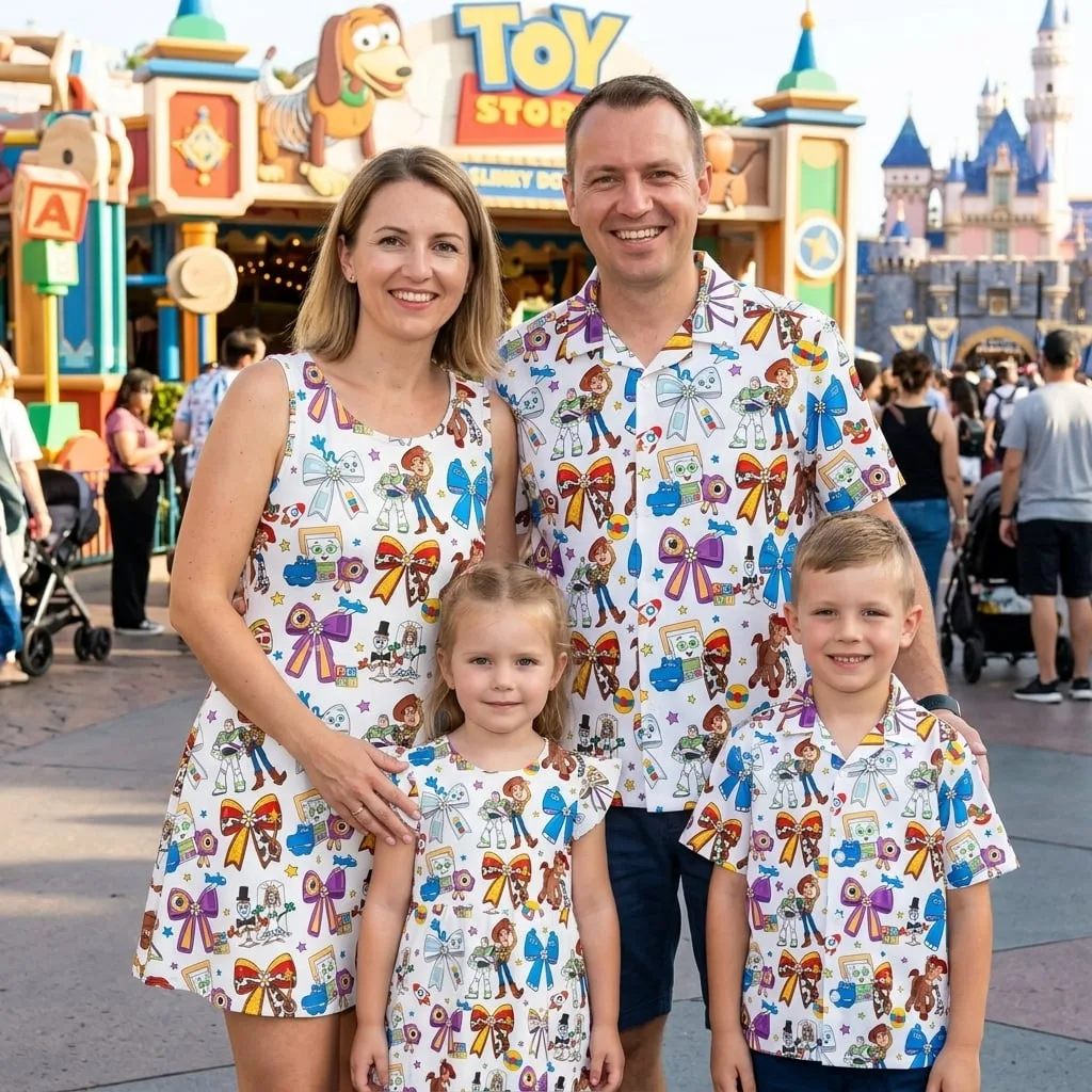 Toy Story Matching Family Set, Disney Family Vacation Outfit, Toy Story Family Matching Clothes, Disneyland Trip Clothes