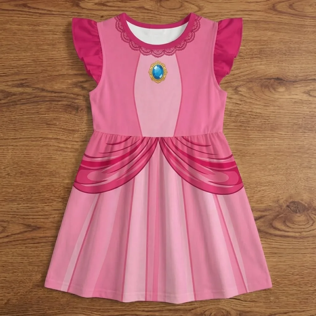 Sleeping Beauty Twirl Dress, Disney Parks Outfit for Girls, Princess Aurora Dress