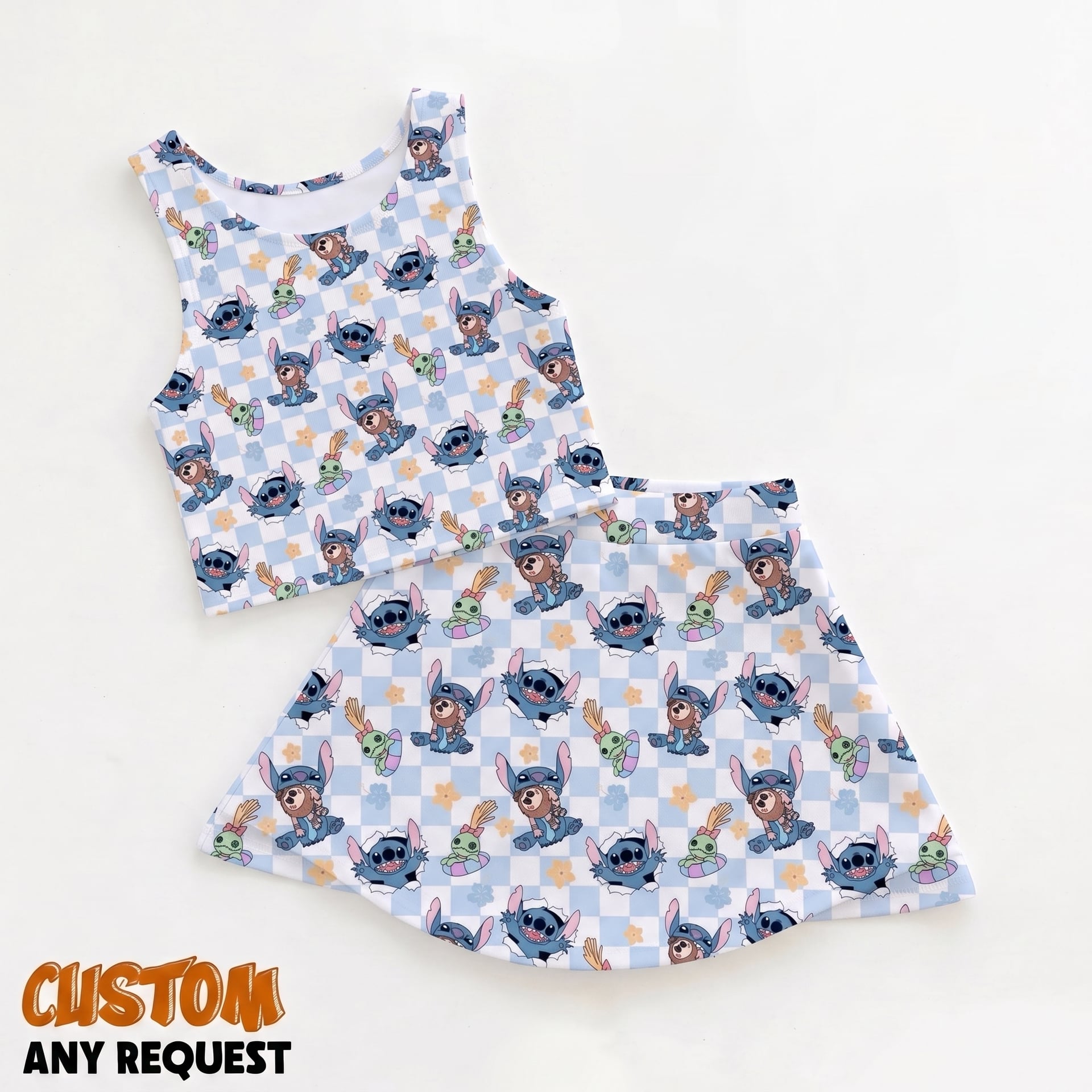 Stitch Matching Dress Set, Mom And Me Outfit, Disney Park Vacation Clothes