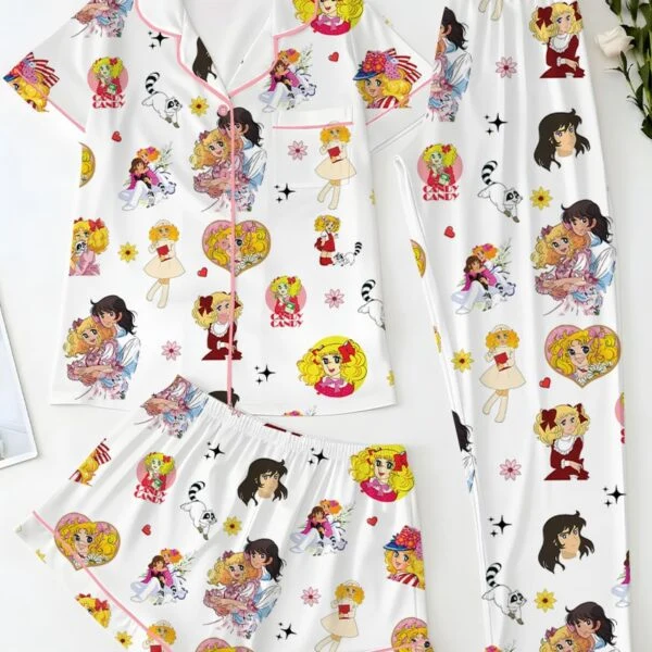Candy Candy Anime Satin Pajama Set, Candy Candy Episodio 1 En Español Pajamas