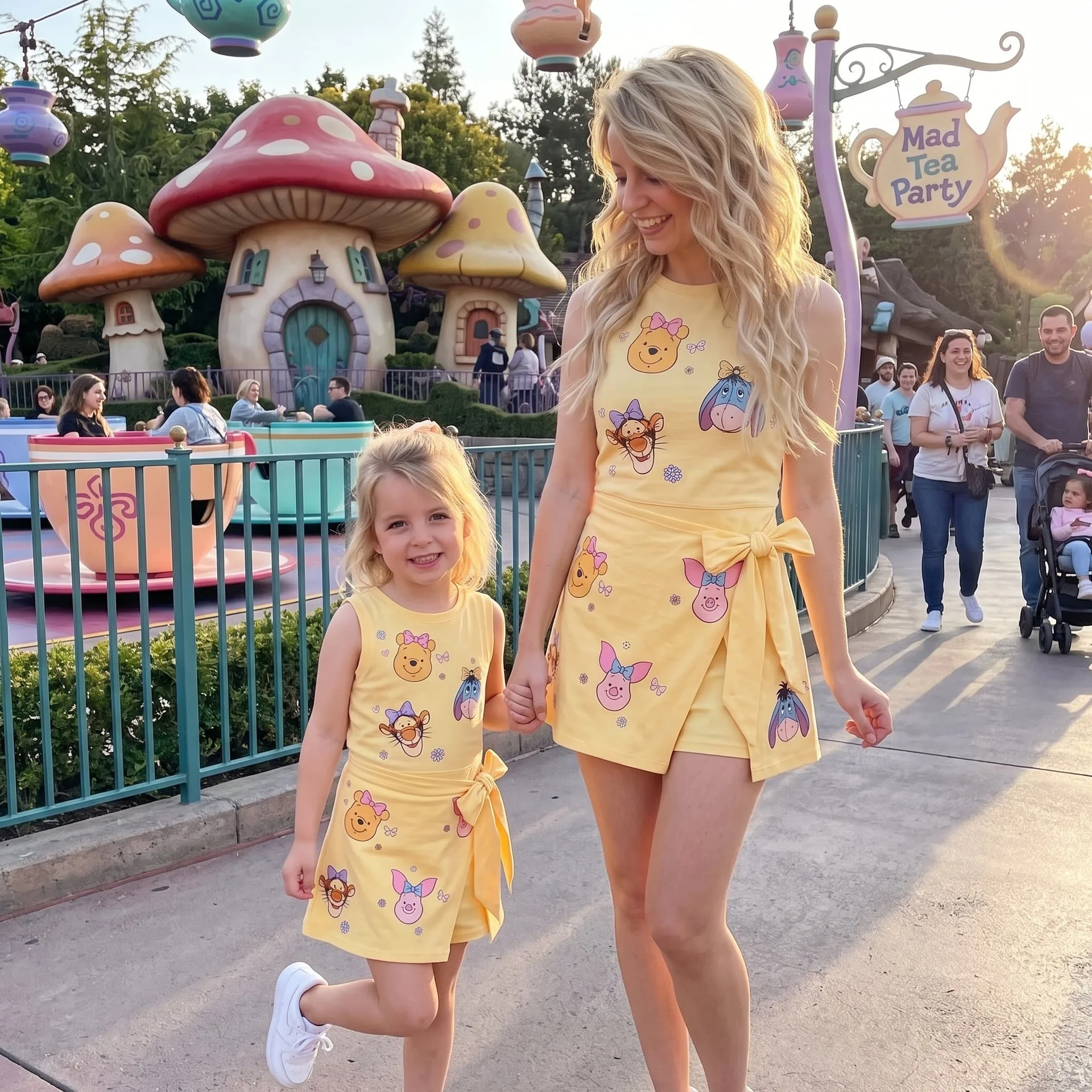 Winnie The Pooh Tennis Dress Skirt, Pooh And Friends Tennis Skort For Women