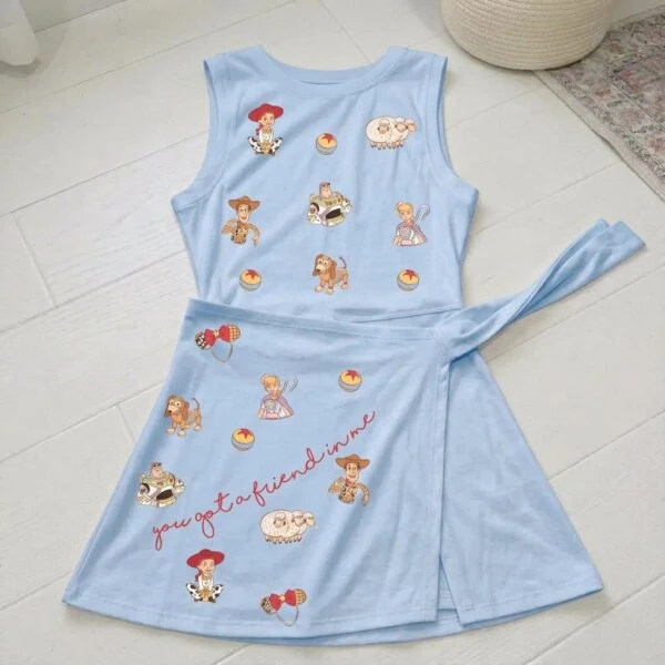 Toy Story Tennis Dress Skirt, Disney Park Vacation Outfit, Toy Story Skort Dress