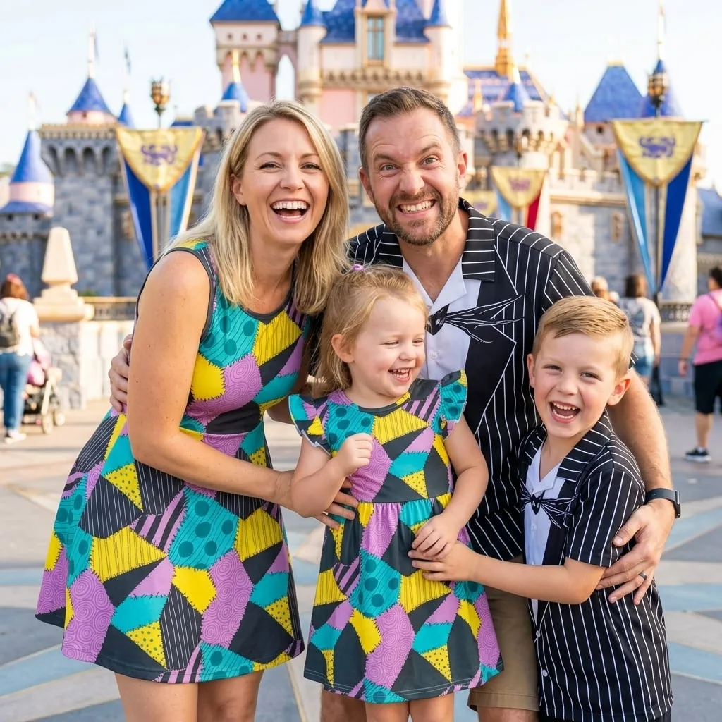 Nightmare Before Christmas Matching Family Set, Disney Family Vacation Outfit, Disneyland Trip Clothes