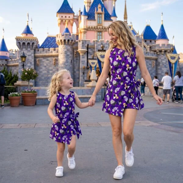 Villains Halloween Tennis Dress Skirt, Evil Queen Maleficent Ursula Disney Halloween Dress