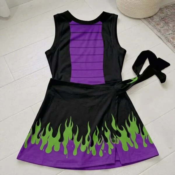 Maleficent Tennis Dress Skirt, Disney Villains Park Vacation Outfit, Maleficent Skort Dress