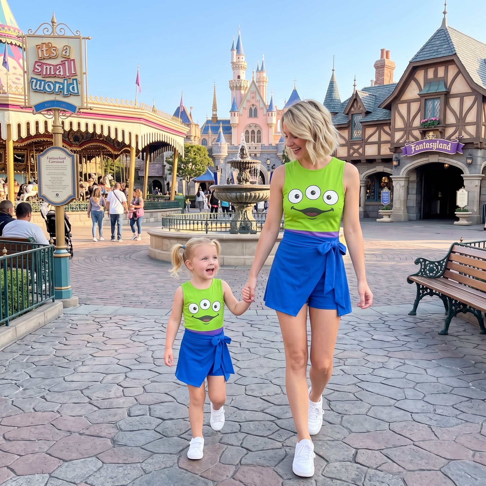 Toy Story Alien Tennis Dress, Mom And Me Matching Outfit, Disney Park Vacation Clothes