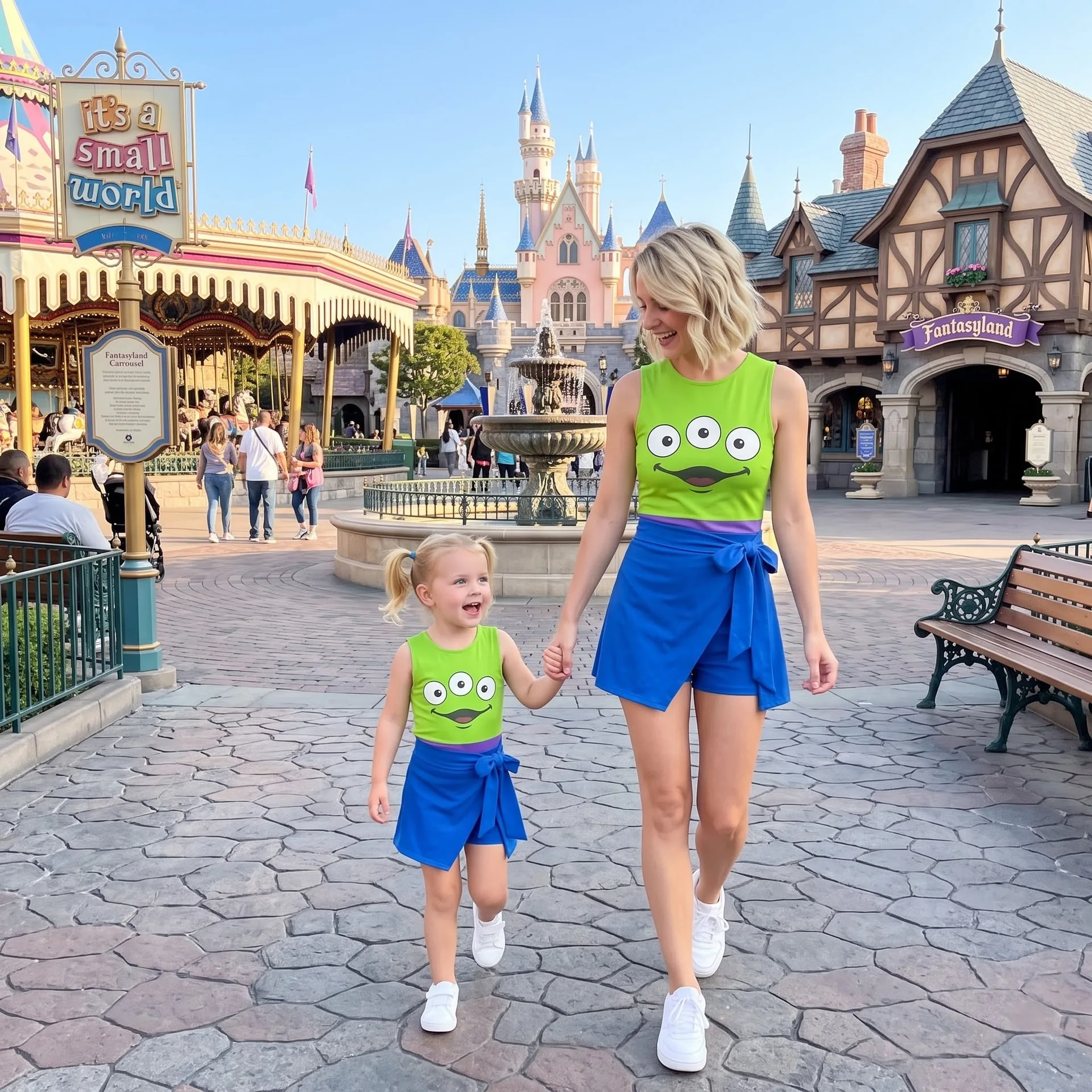 Toy Story Alien Tennis Dress, Mom And Me Matching Outfit, Disney Park Vacation Clothes