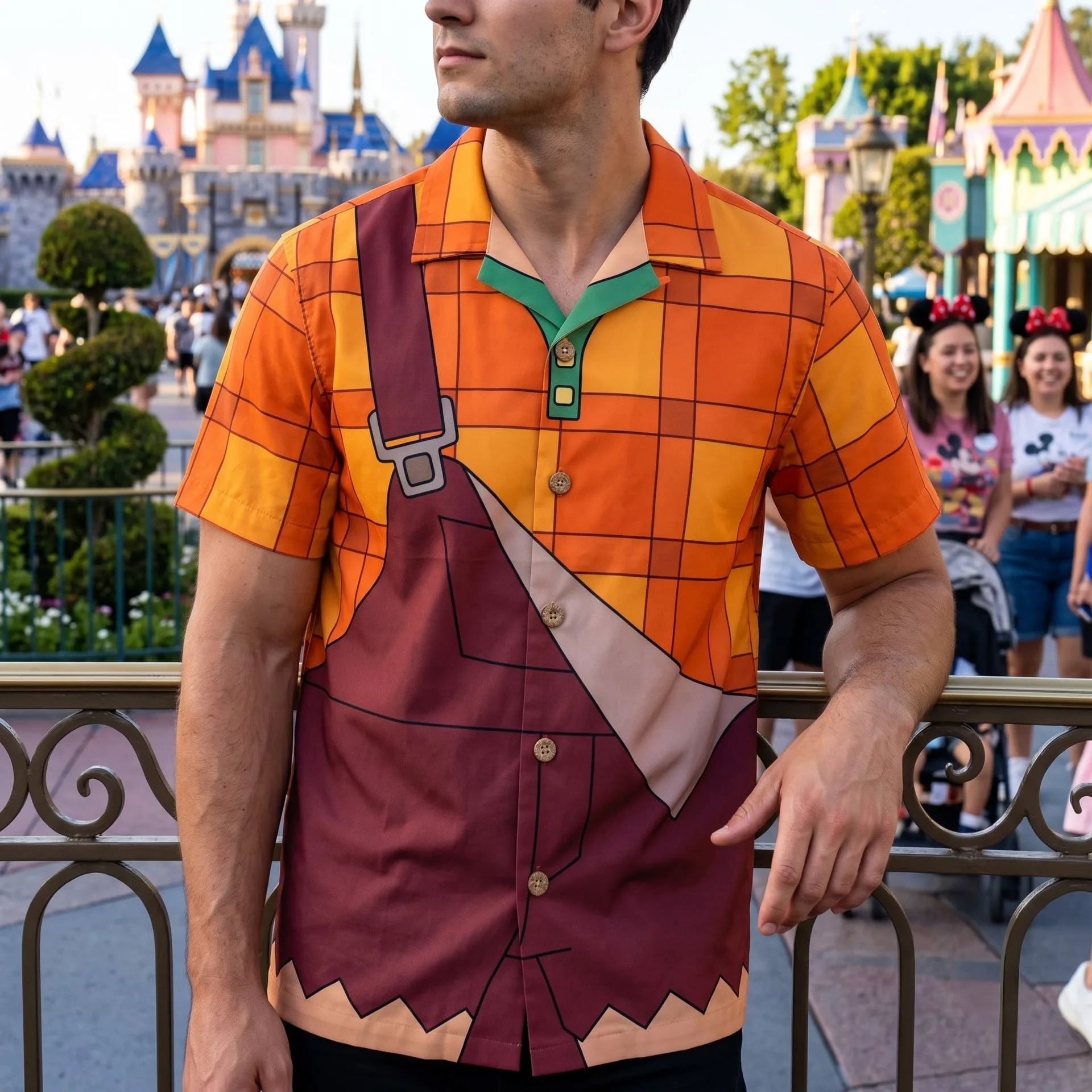 Wreck-It Ralph Inspired Couples Matching Outfit, Ralph and Vanellope Tennis Dress, Arcade Game Disney Park Outfit, Cute Vacation Gift for Him and Her - Image 3