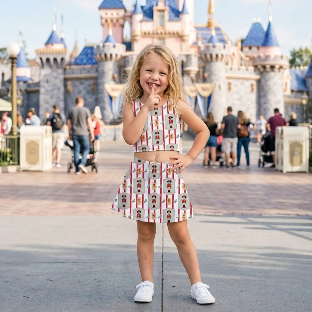 Christmas Nutcracker Inspired Dress Set, Mickey Gingerbread Holiday Outfit, Festive Toy Soldier Christmas Dress, Disney Park Vacation Gift for Women Girls - Image 3