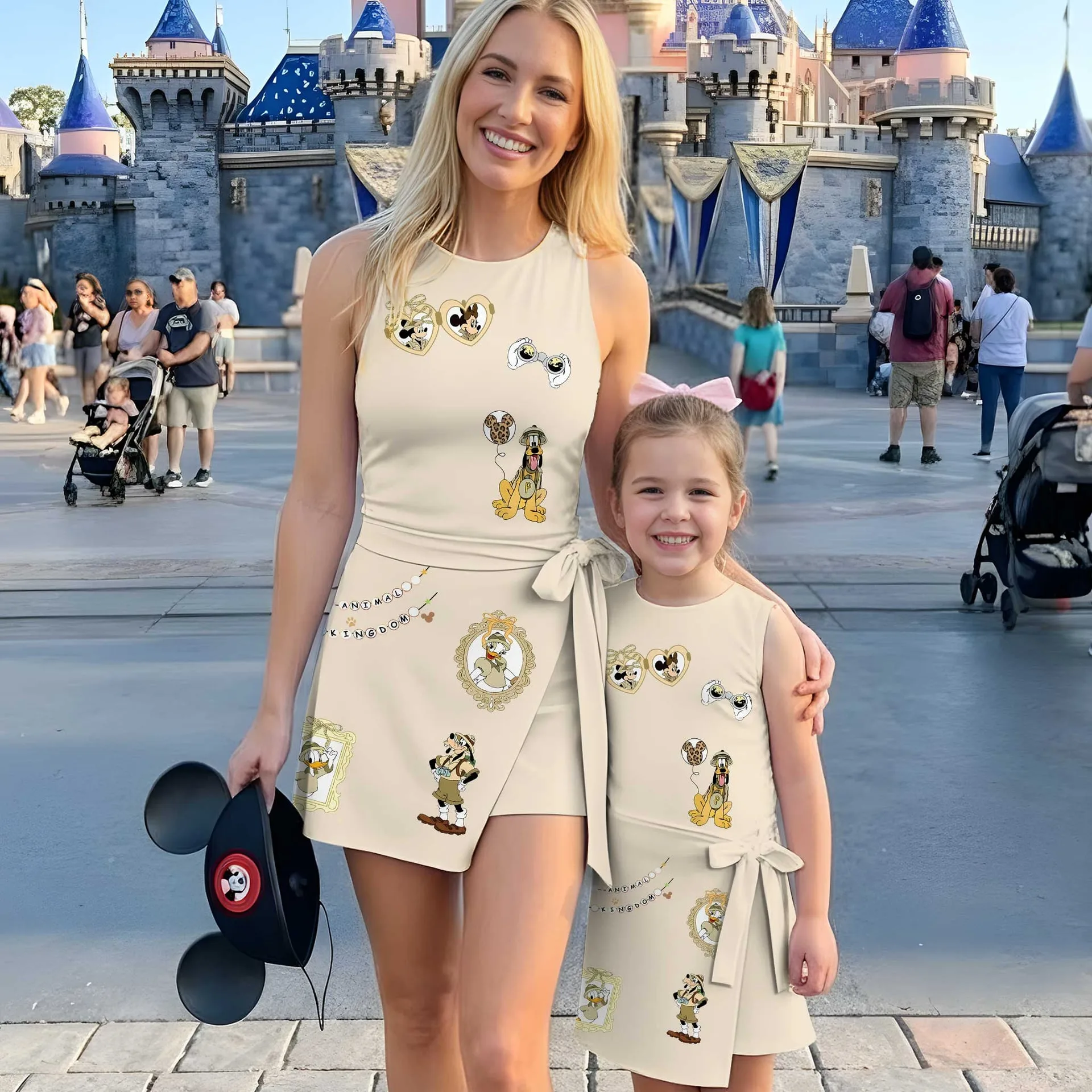 Mickey And Friends Safari Tennis Dress Skirt, Animal Kingdom Wrap Skort