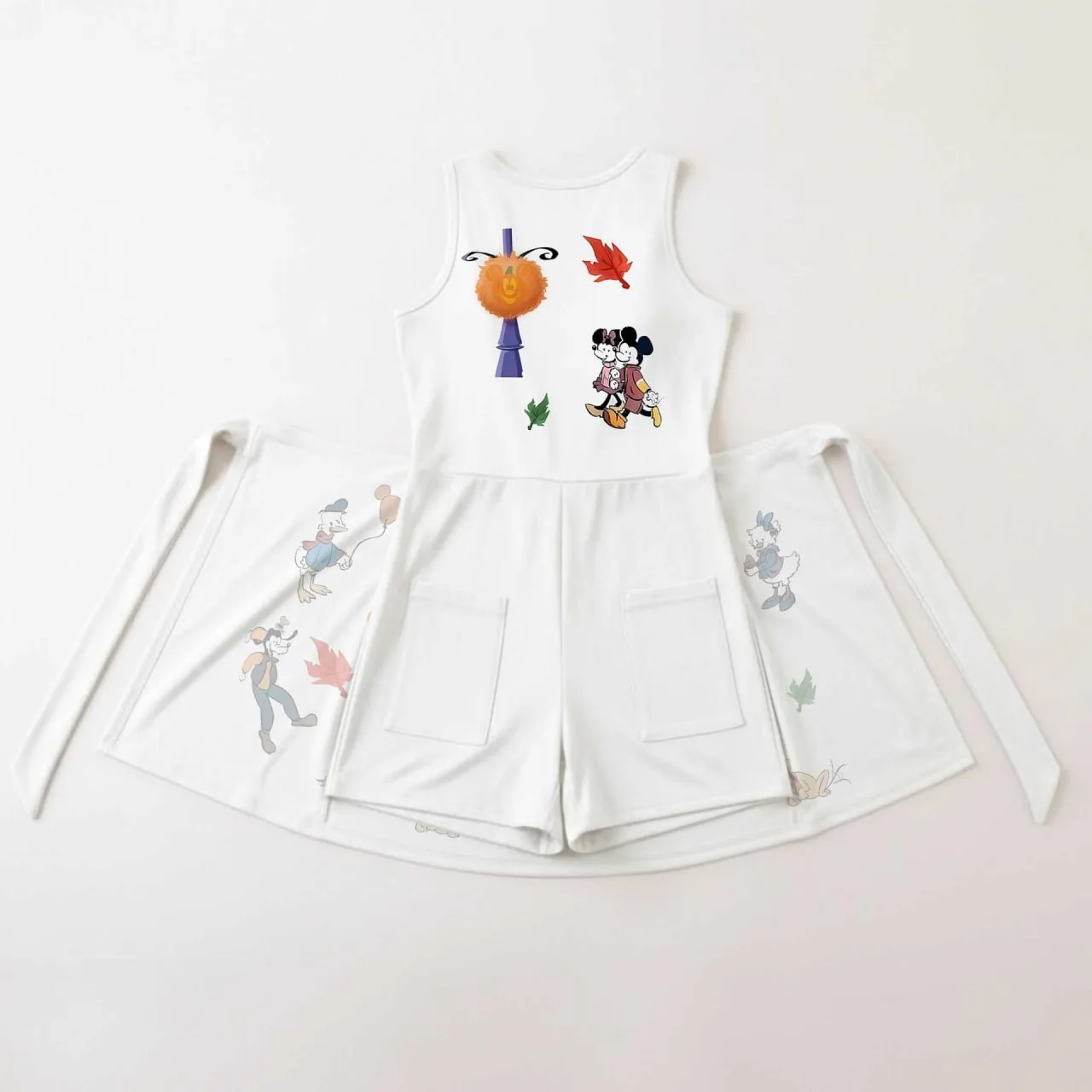 Mickey Fall Dress, Pumpkin Tennis Skirt, Disney Autumn Outfit, Mickey Mouse Halloween - Image 2