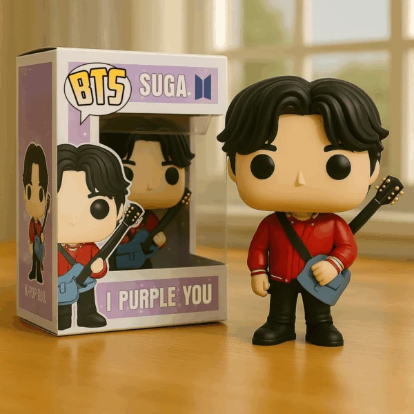 BTS Suga Min Yoongi YPT Yet To Come Guitar Edition Collectible Vinyl Pop Figure Doll