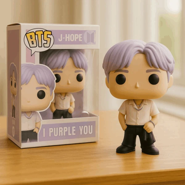 BTS J-Hope I Purple You K-Pop Collectible Chibi Vinyl Pop Figure Doll