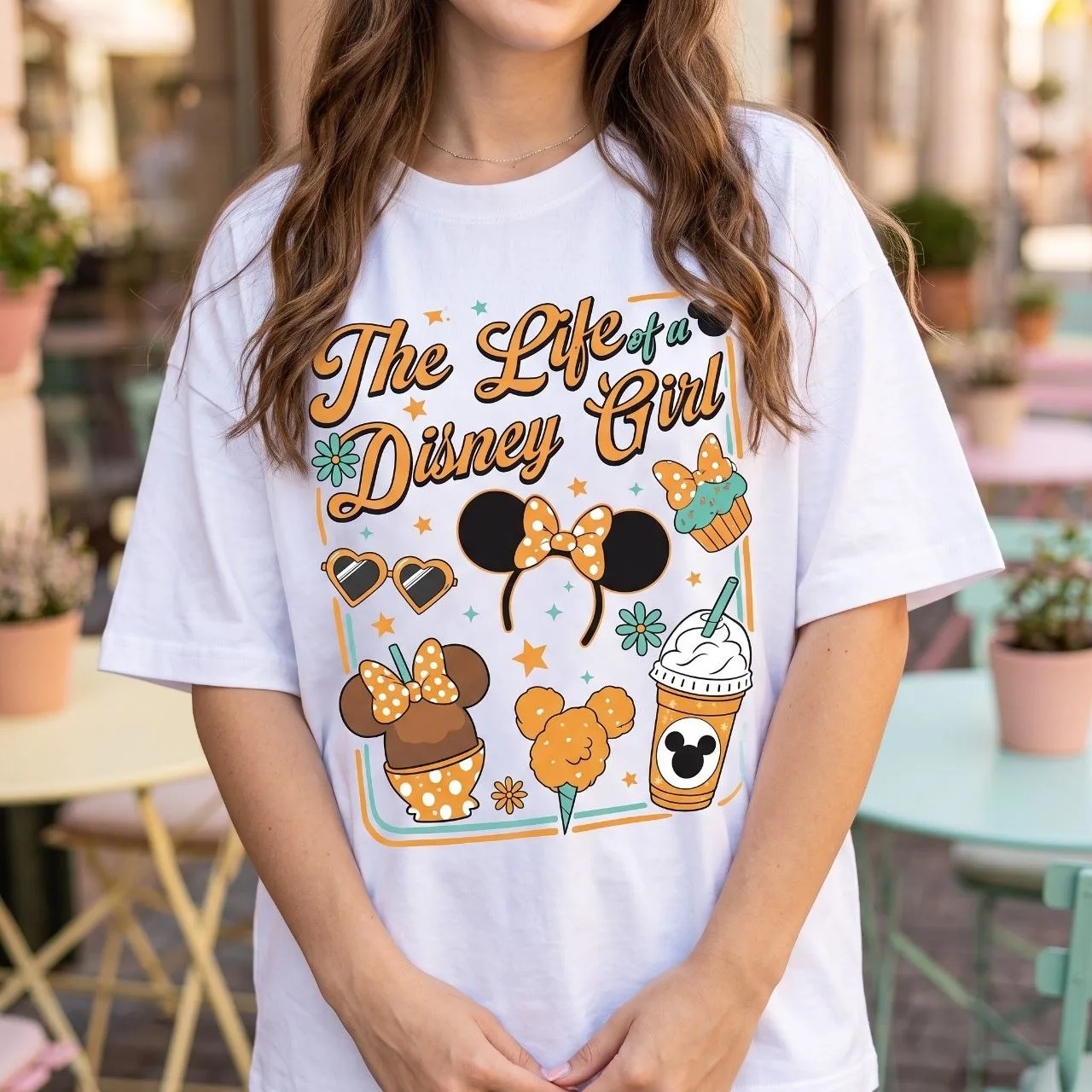 The Life Of A Disney Girl Shirt, Fall Mickey Graphic Vacation Tee - Image 2