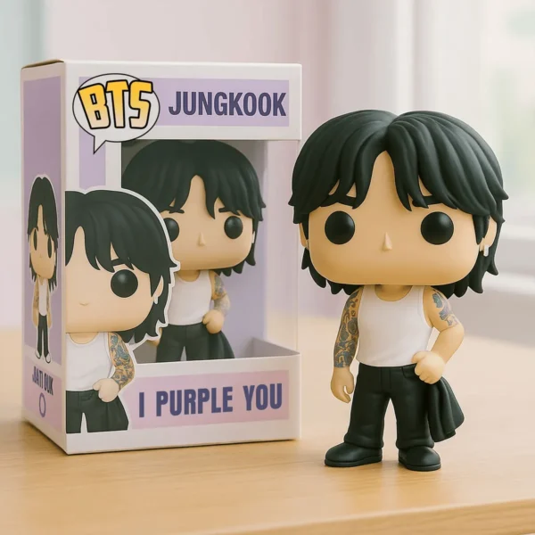 BTS Jungkook I Purple You Tattoo Edition K-Pop Merchandise Vinyl Pop Figure Doll