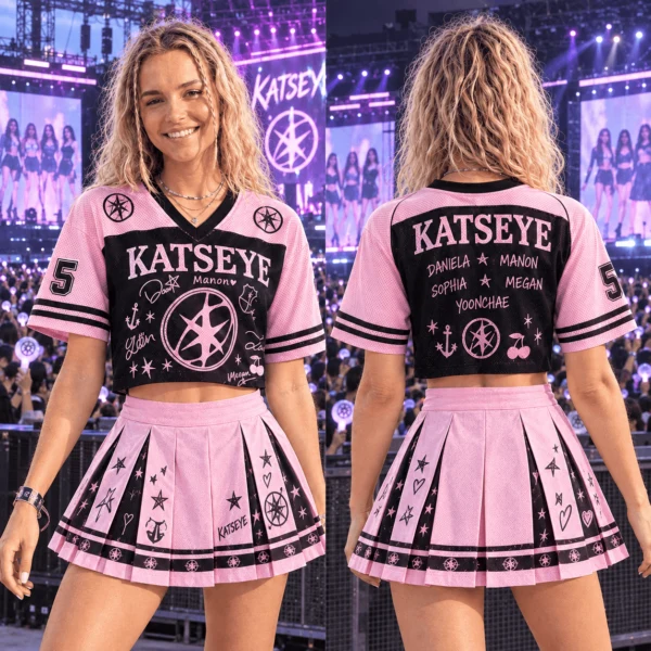 Katseye Skort Dress, Katseye Concert Outfit for Women, Katseye Fan Set