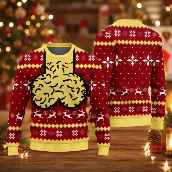 Dicky Meme Ugly Funny Christmas Red Sweater Ugly Christmas Sweater Dirty Ugly Sweater, Cockmas Holiday Sweater, Merry Cockmas Sweatshirt