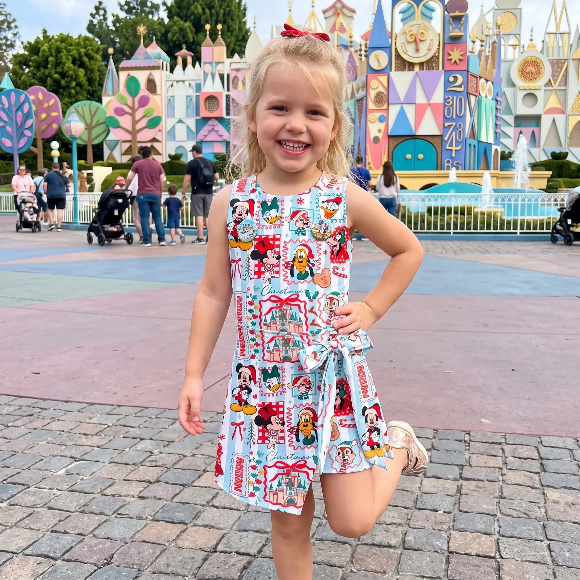 Matching Christmas Disney Dresses, Mom and Daughter Holiday Outfits - Image 4