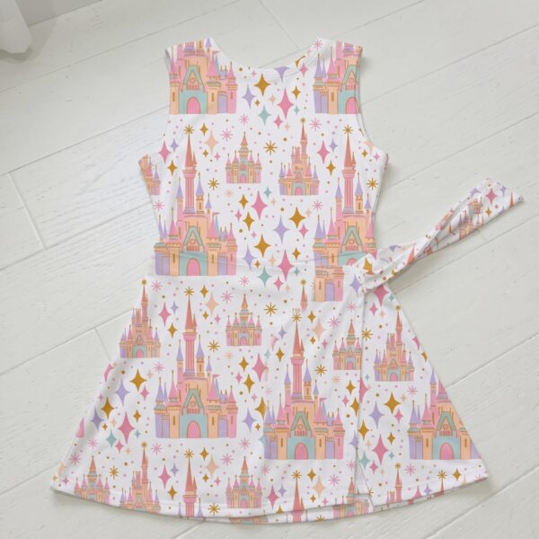 Disney Magical Castle Tennis Dress, Disney Magical Park Day Wrap Dress