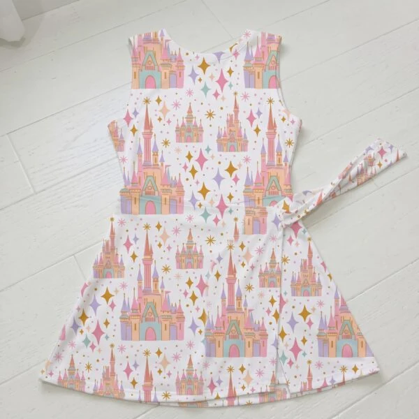 Disney Magical Castle Tennis Dress, Disney Magical Park Day Wrap Dress