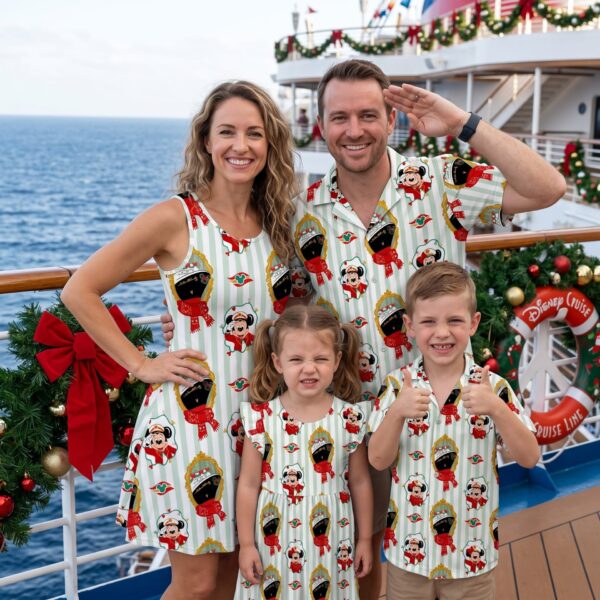 Disney Cruise Christmas Matching Family Outfit, Nautical Character Family Matching Set